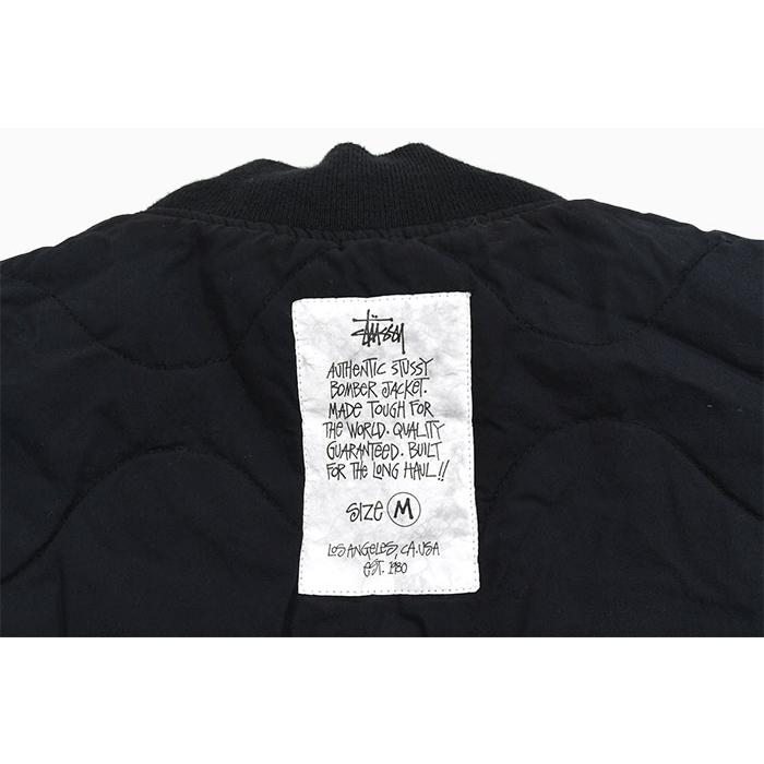 STUSSY ステューシー ジャケット メンズ Quilted Bomber Waxed STUSSY ステューシー ジャケット メンズ Quilted Bomber Waxed