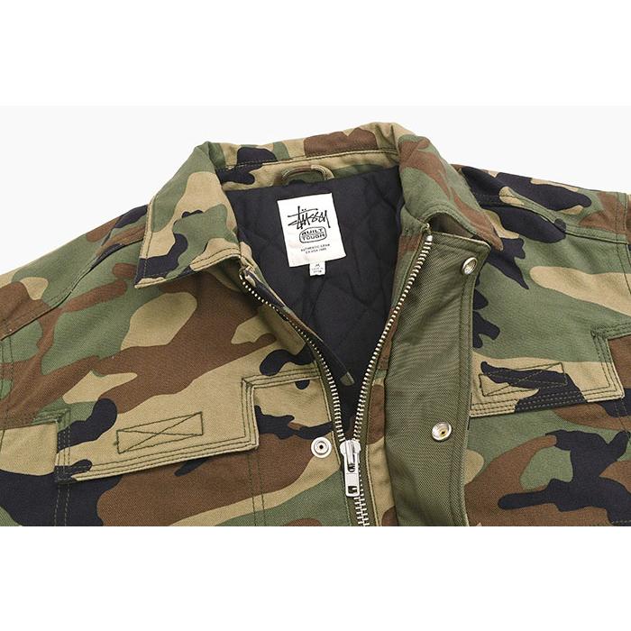 ジャケット・アウター STUSSY WORK GEAR JACKET Stussy Workgear Jacket Black Men's - FW24 - US