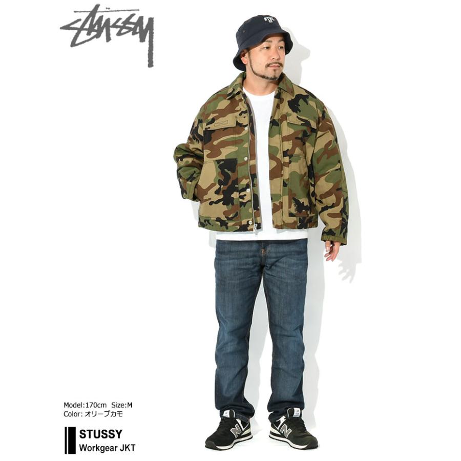 ジャケット・アウター STUSSY WORK GEAR JACKET STUSSY】WORKGEAR JACKET ワークギアジャケット (STUSSY