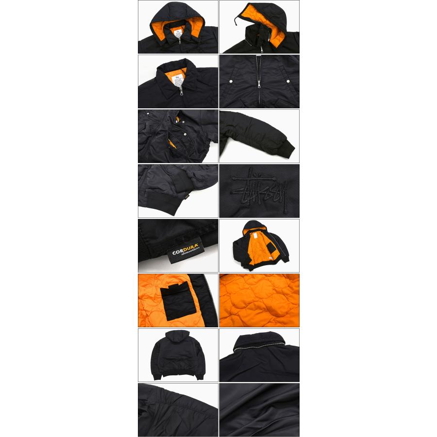 ステューシー ジャケット STUSSY メンズ 25FW Flight Bomber ( stussy CORDURA コーデュラ フライトジャケット 中綿 JKT アウター 115865 USAモデル 正規 )の画像