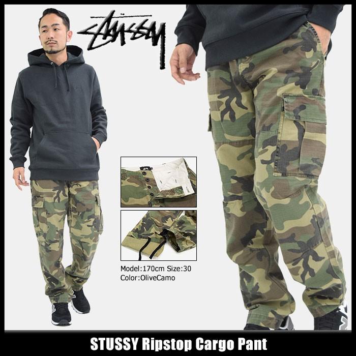 Stussy/ビンテージ/カーゴパンツ/タイガーカモ/迷彩/ミリタリー/米国製 STUSSY ステューシー パンツ メンズ Ripstop Cargo(stussy pant