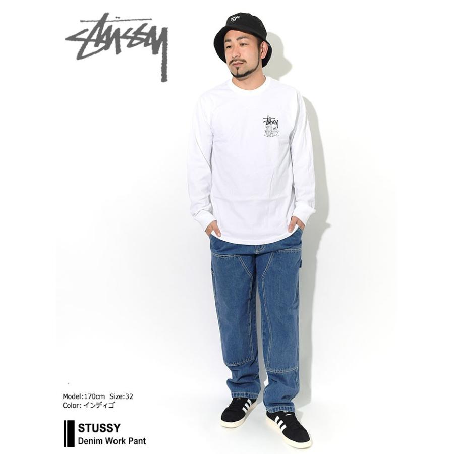ステューシー パンツ Stussy メンズ Denim Work Stussy Pant デニム ペインターパンツ ワークパンツ ボトムス Usaモデル 正規 Ice Field 通販 Paypayモール