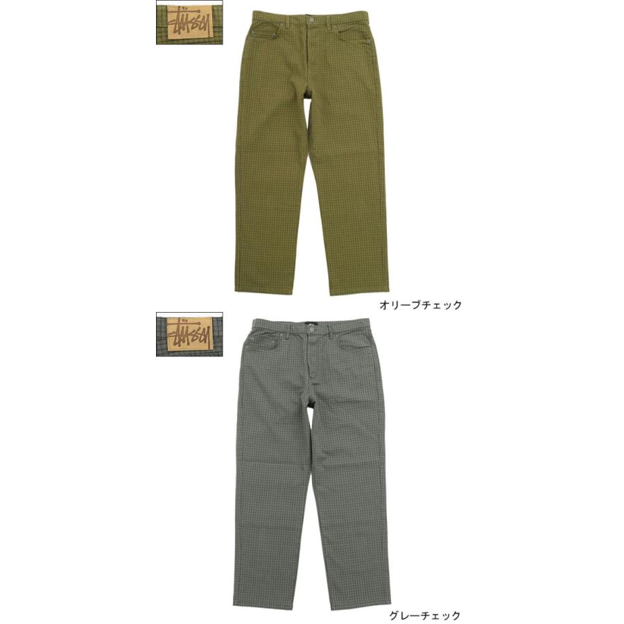 STUSSY ステューシー パンツ メンズ Check Big OL ( stussy jean STUSSY ステューシー パンツ メンズ Check Big OL ( stussy jean
