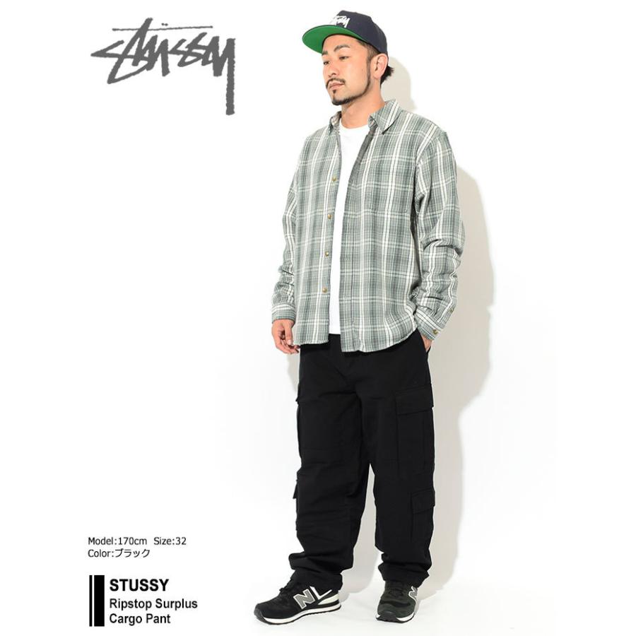 ステューシー パンツ STUSSY メンズ Ripstop Surplus Cargo ( stussy Pant カーゴパンツ ボトムス 男性用 116557 USAモデル 正規 )｜icefield｜03