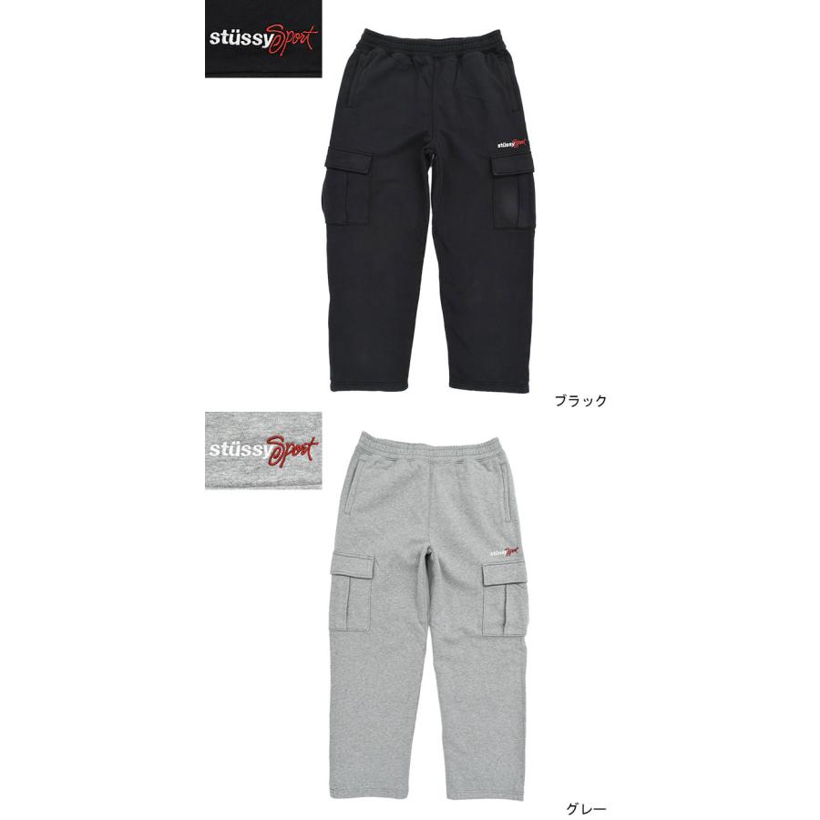 ステューシー パンツ STUSSY メンズ Sport Cargo Fleece ( stussy Pant スウェットパンツ カーゴパンツ ボトムス  116578 USAモデル 正規 )