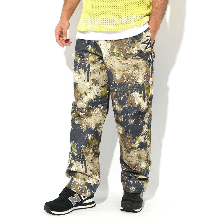 ステューシー パンツ STUSSY メンズ Veil Camo Beach ( stussy pant イージーパンツ ビーチパンツ カモ 迷彩 ボトムス 男性用 116621 USAモデル 正規 )｜icefield｜04