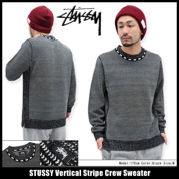 STUSSY ステューシー セーター メンズ Vertical Stripe Crew