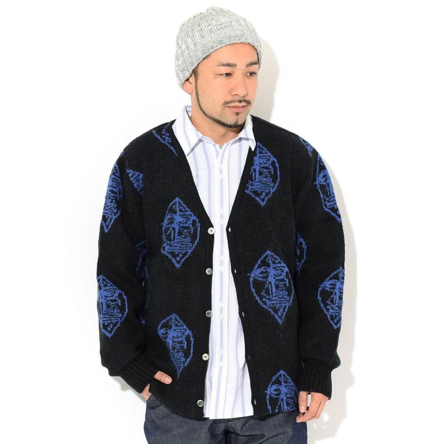 ステューシー カーディガン STUSSY Mohair Mask ( stussy cardigan