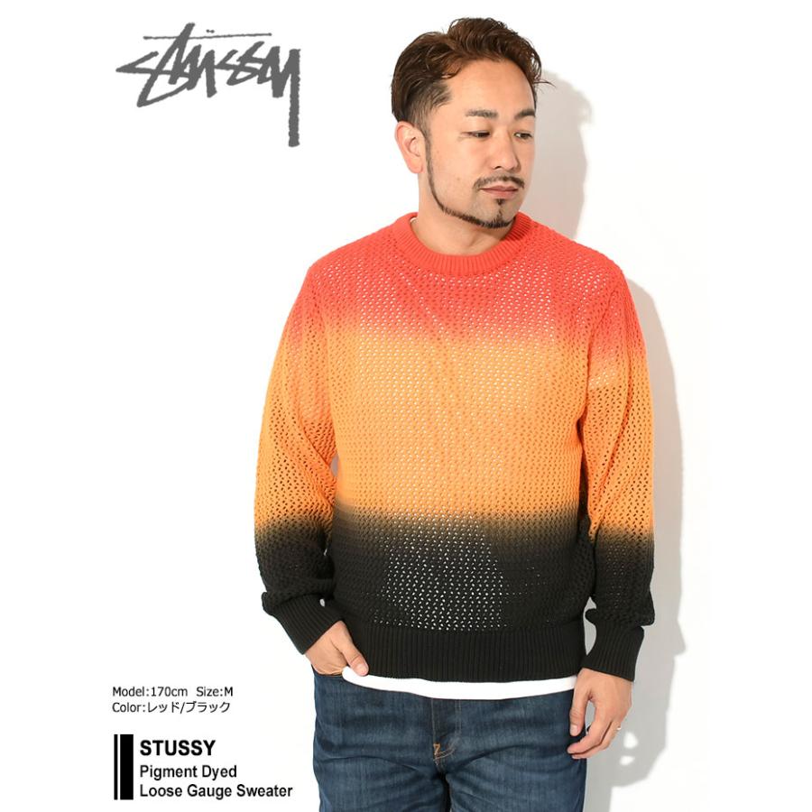 STUSSY ステューシー セーター メンズ 23FA Pigment Dyed Loose STUSSY ステューシー セーター メンズ 23FA Pigment Dyed Loose