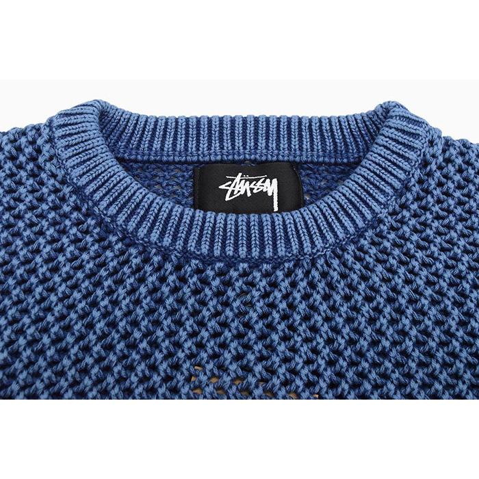 ステューシー セーター STUSSY メンズ Pigment Dyed Loose Gauge (stussy sweater クルーネック ピグメント トップス 117115 USAモデル 正規)｜icefield｜07