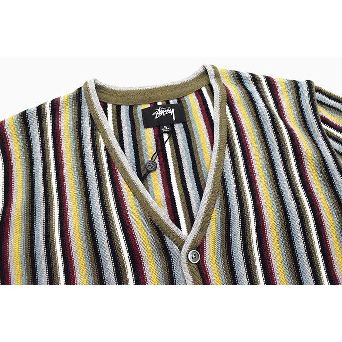 STUSSY ステューシー カーディガン メンズ Stripe Pattern STUSSY ステューシー カーディガン メンズ Stripe Pattern