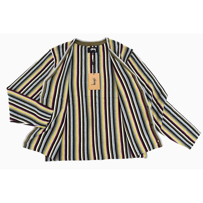 STUSSY ステューシー カーディガン メンズ Stripe Pattern STUSSY ステューシー カーディガン メンズ Stripe Pattern