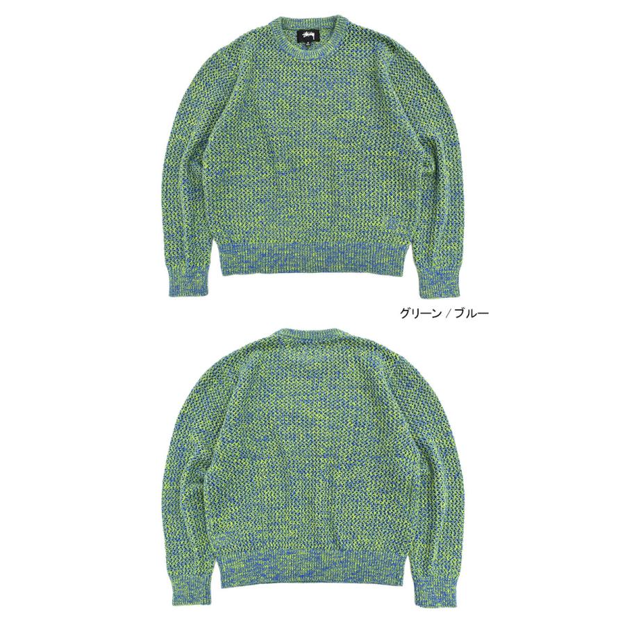 ステューシー セーター STUSSY メンズ 2 Tone Loose Gauge ( stussy sweater クルーネック トップス 男性用  117136 USAモデル 正規 )