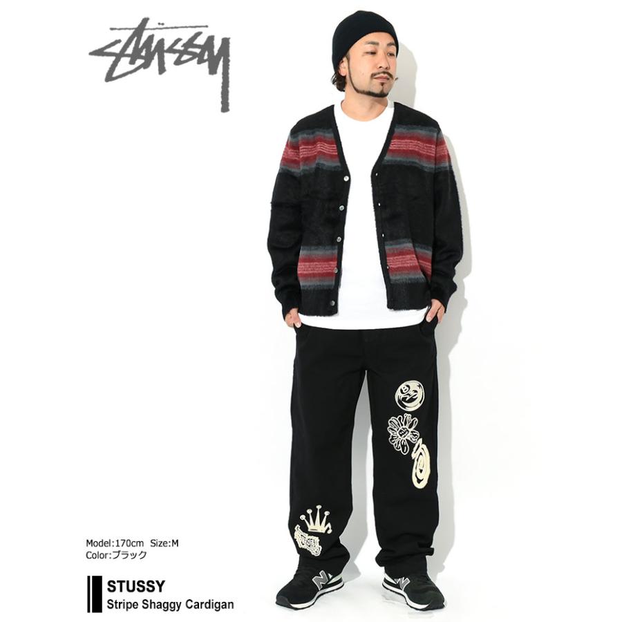 STUSSY ステューシー カーディガン Stripe Shaggy (stussy STUSSY ステューシー カーディガン Stripe Shaggy (stussy