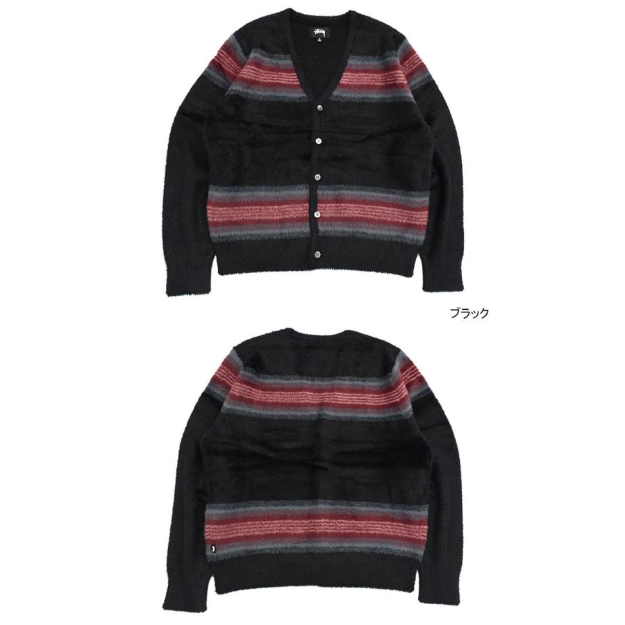 STUSSY ステューシー カーディガン Stripe Shaggy (stussy STUSSY ステューシー カーディガン Stripe Shaggy (stussy