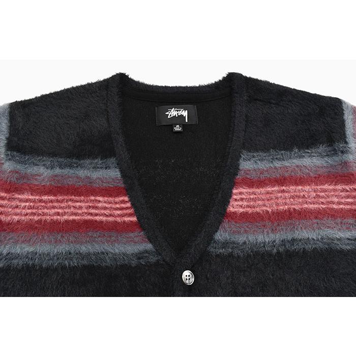 STUSSY ステューシー カーディガン Stripe Shaggy (stussy STUSSY ステューシー カーディガン Stripe Shaggy (stussy