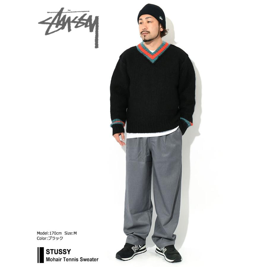 STUSSY MOHAIR TENNIS SWEATER セーター ニット ニット/セーター トップス メンズ 日本公式販売店