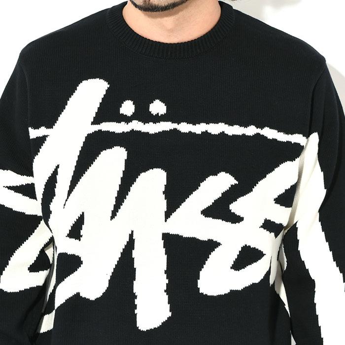 Stussy スワールロゴ クルーネックセーター STUSSY ステューシー セーター メンズ SS Link ( stussy sweater