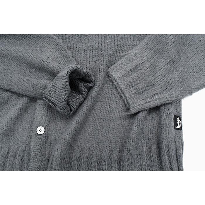 STUSSY ステューシー カーディガン Brushed ( stussy cardigan V STUSSY ステューシー カーディガン Brushed ( stussy cardigan V