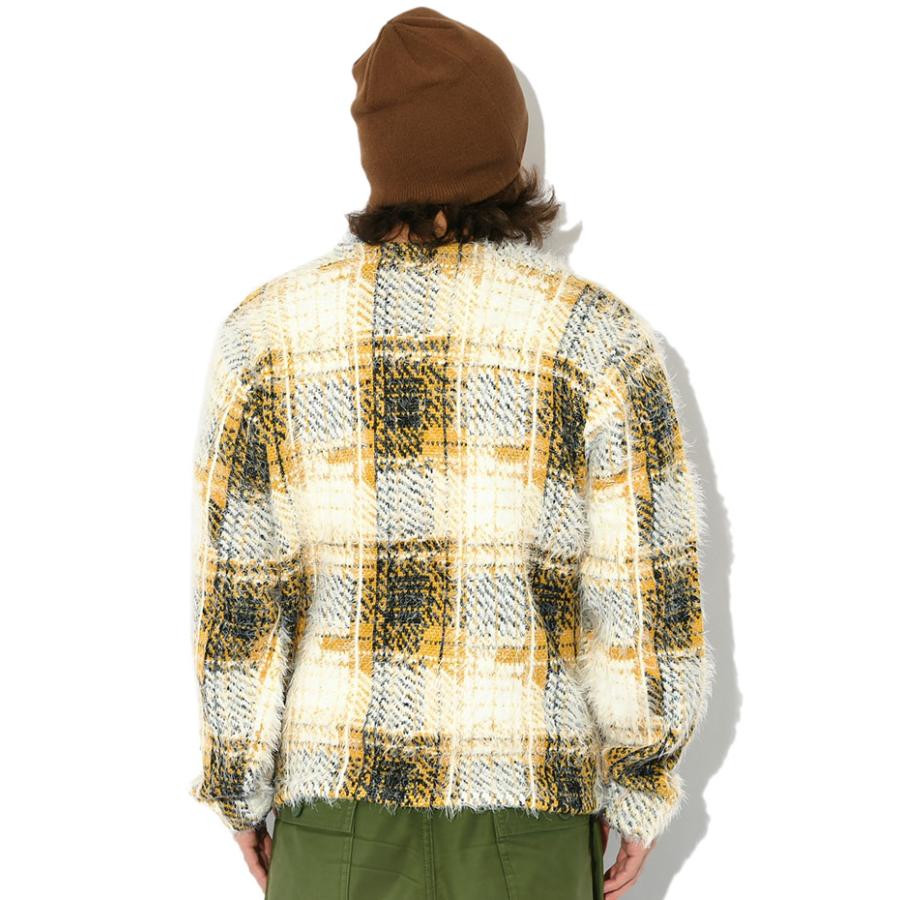 ステューシー カーディガン STUSSY Hairy Plaid ( stussy cardigan Vネック トップス メンズ・男性用 117169 USAモデル 正規 )｜icefield｜04