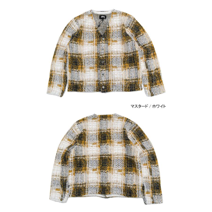 STUSSY ステューシー カーディガン Hairy Plaid ( stussy STUSSY ステューシー カーディガン Hairy Plaid ( stussy