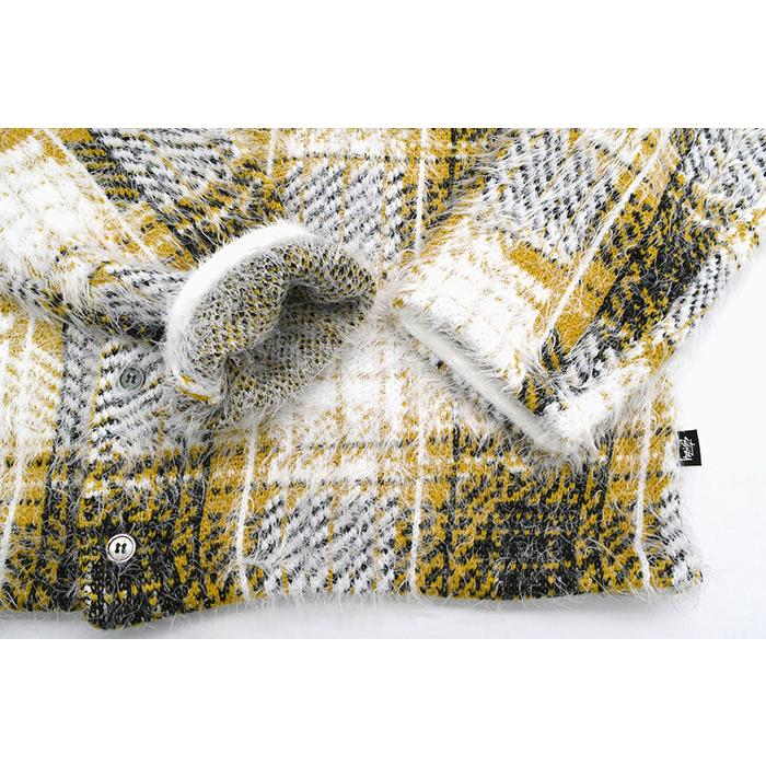 STUSSY（ステューシー） カーディガン STUSSY Hairy Plaid ( stussy