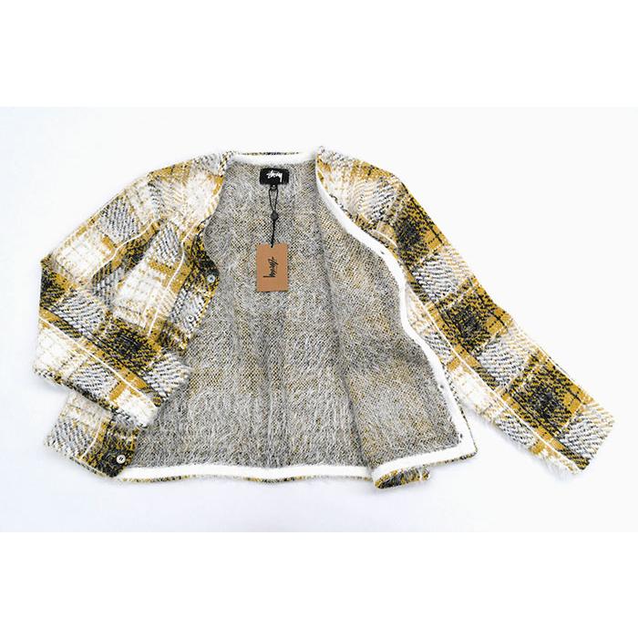 STUSSY ステューシー カーディガン Hairy Plaid ( stussy STUSSY ステューシー カーディガン Hairy Plaid ( stussy