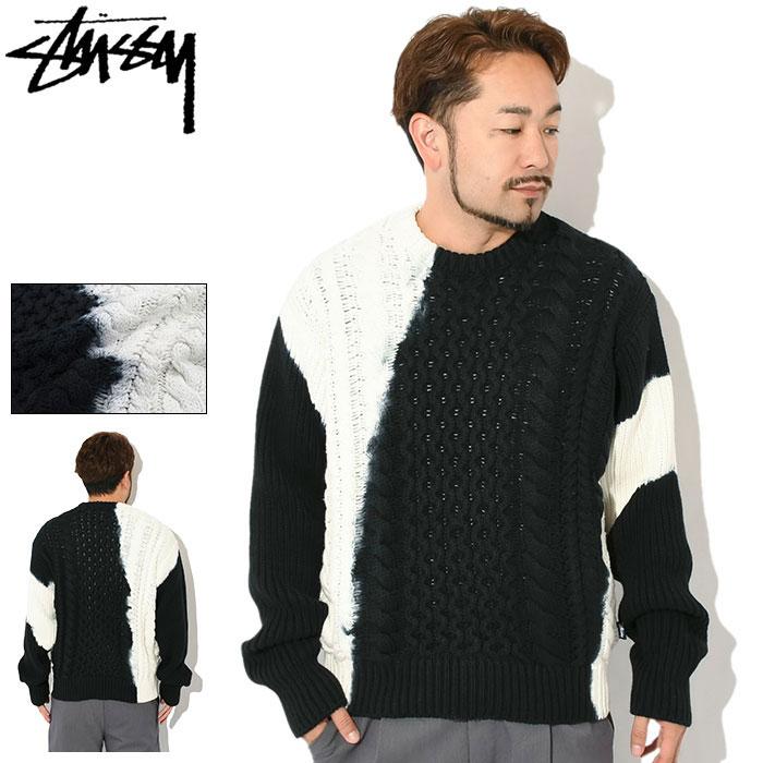 STUSSY タイダイニットセーター(薄手) STUSSY ステューシー セーター メンズ Tie Dye Fisherman