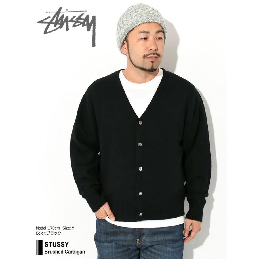 STUSSY ステューシー カーディガン 23FA Brushed ( stussy STUSSY ステューシー カーディガン 23FA Brushed ( stussy