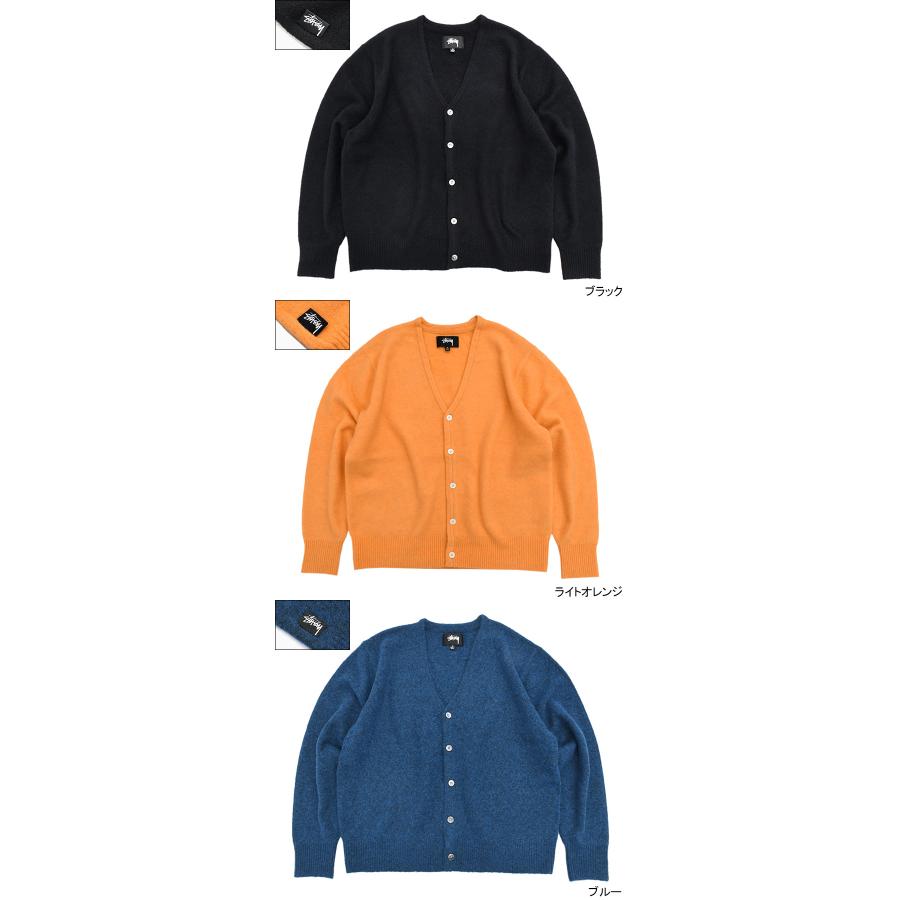 STUSSY ステューシー カーディガン 23FA Brushed ( stussy STUSSY ステューシー カーディガン 23FA Brushed ( stussy