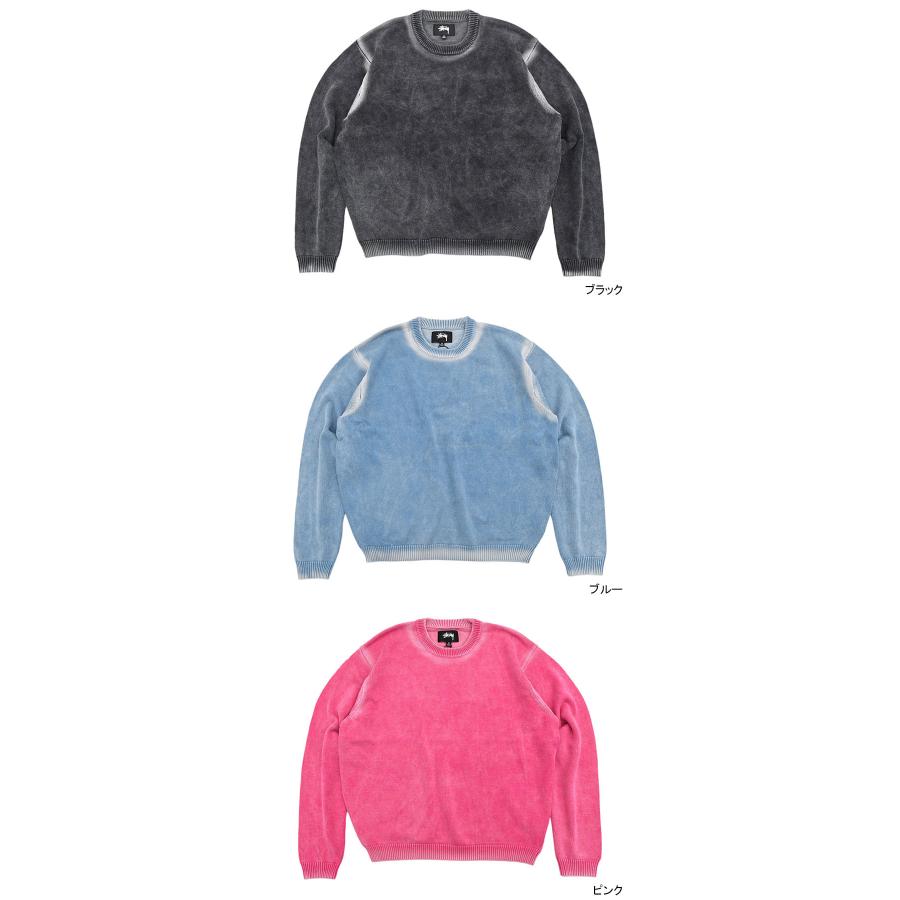 STUSSY ステューシー セーター メンズ Faded Cotton Crew STUSSY ステューシー セーター メンズ Faded Cotton Crew