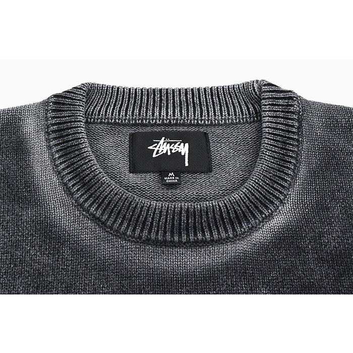 STUSSY ステューシー セーター メンズ Faded Cotton Crew STUSSY ステューシー セーター メンズ Faded Cotton Crew