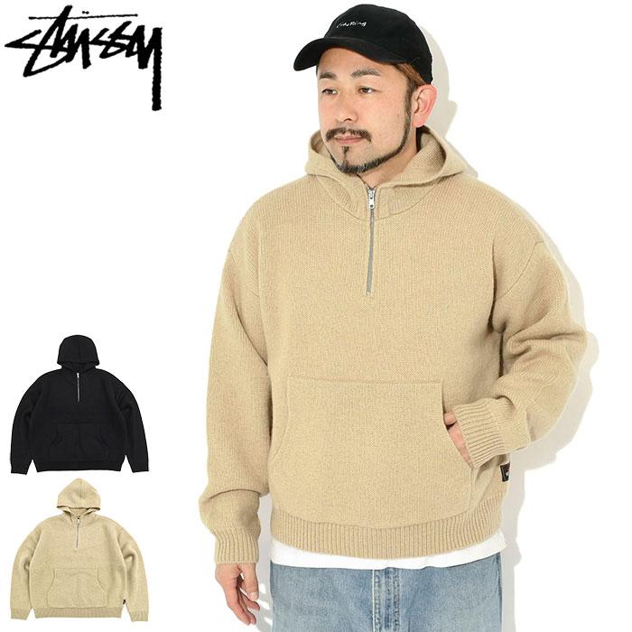 STUSSY（ステューシー） セーター メンズ Quater Zip Hood ( stussy