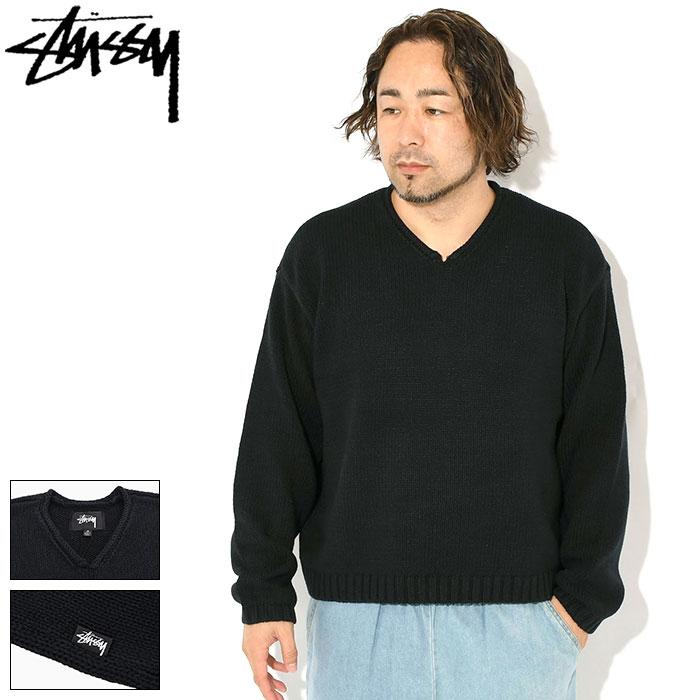 STUSSY（ステューシー） セーター メンズ Roll V Neck ( stussy