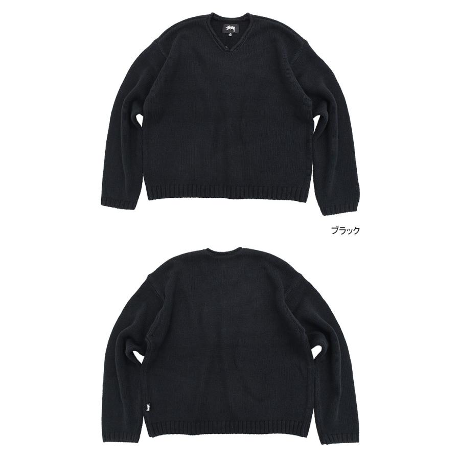 STUSSY（ステューシー） セーター メンズ Roll V Neck ( stussy