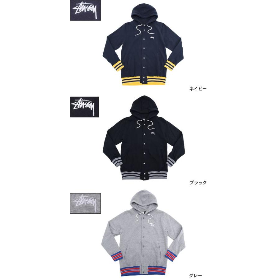 STUSSY ステューシー Hooded Snap Fleece ジャケット(stussy JKT