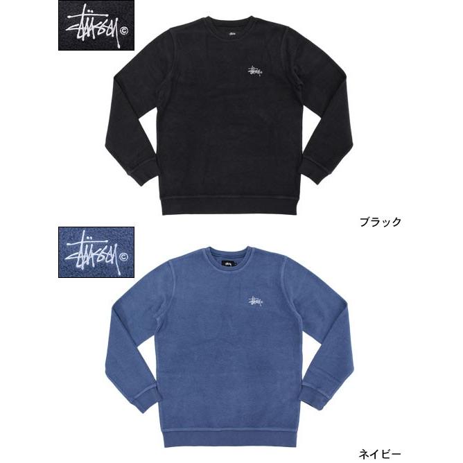 STUSSY ステューシー トレーナー メンズ Reverse Overdye(stussy crew