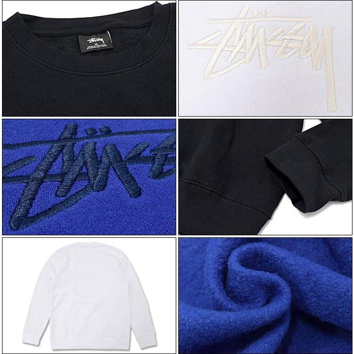 ステューシー STUSSY トレーナー メンズ New Stock Applique(stussy crew sweat スウェット トップス 男性用 118231)｜icefield｜03