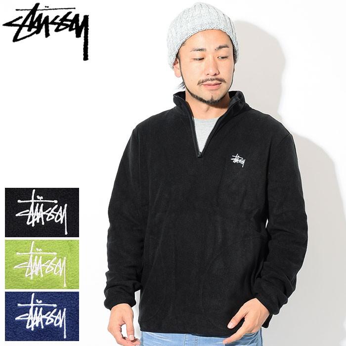 ステューシー ジャケット STUSSY メンズ Polar Fleece Half Zip(stussy JKT フリース ハーフジップ