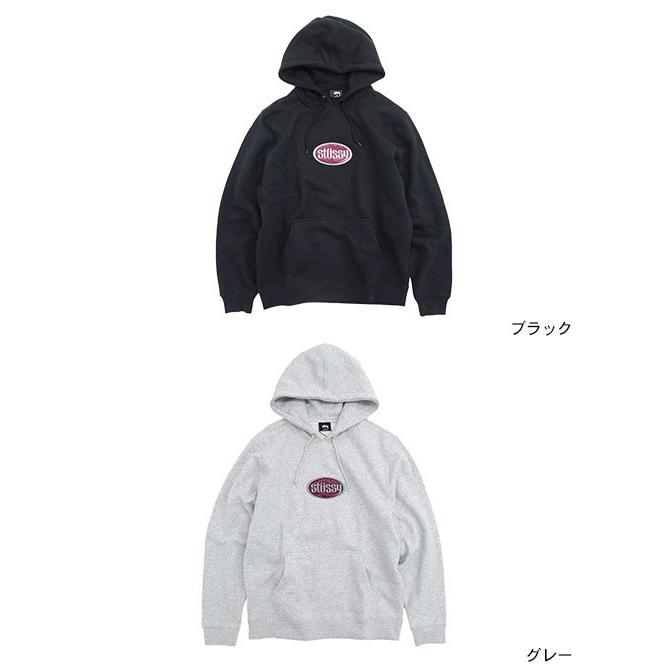 STUSSY ステューシー プルオーバー パーカー メンズ Oval