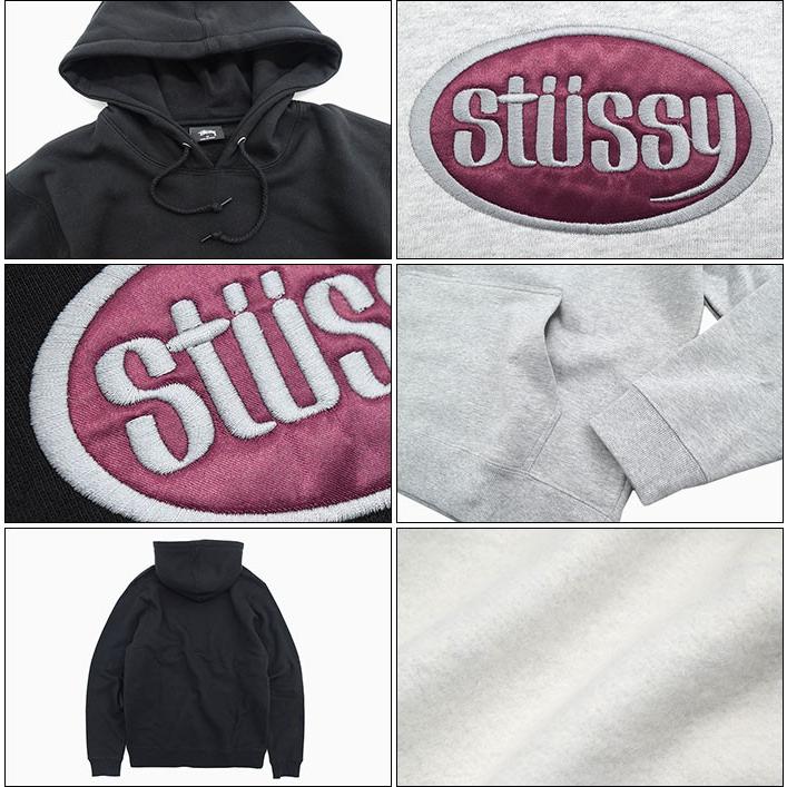 STUSSY（ステューシー） プルオーバー パーカー メンズ Oval Applique