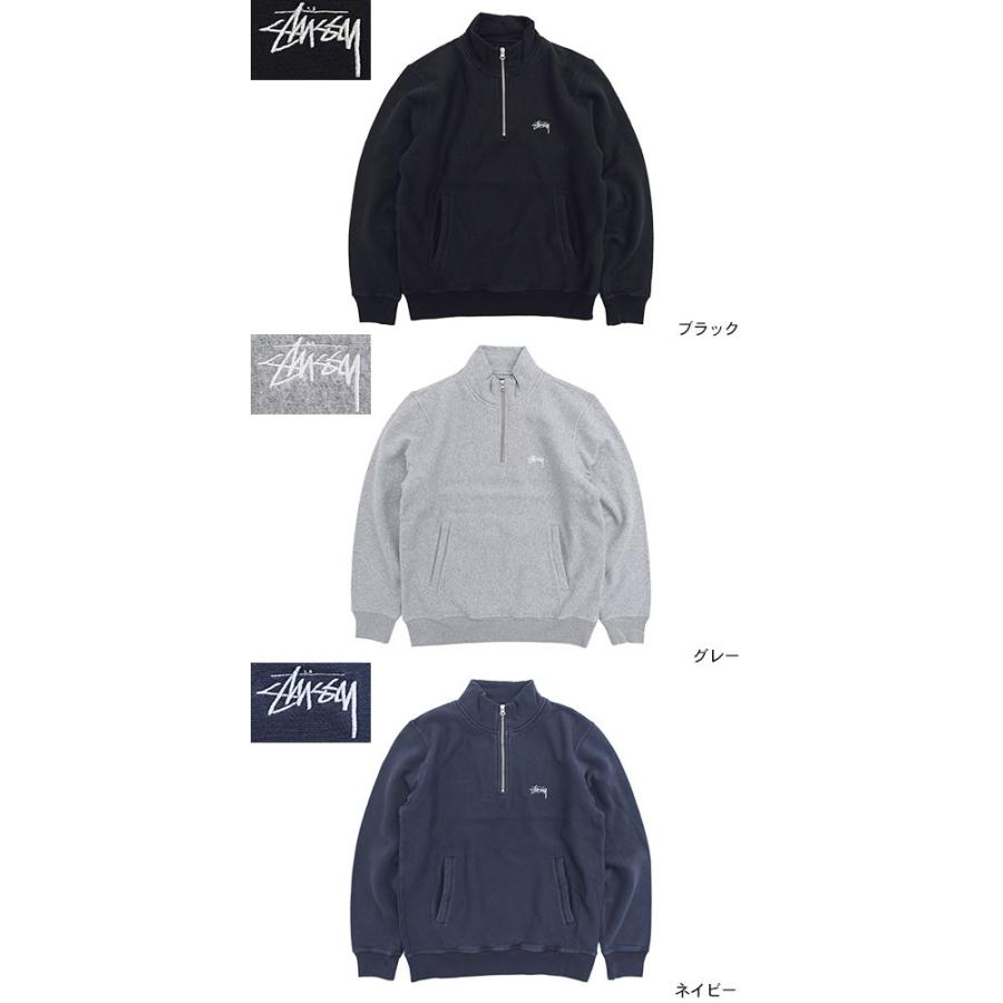 STUSSY ステューシー トレーナー メンズ Stock Fleece Mock Neck