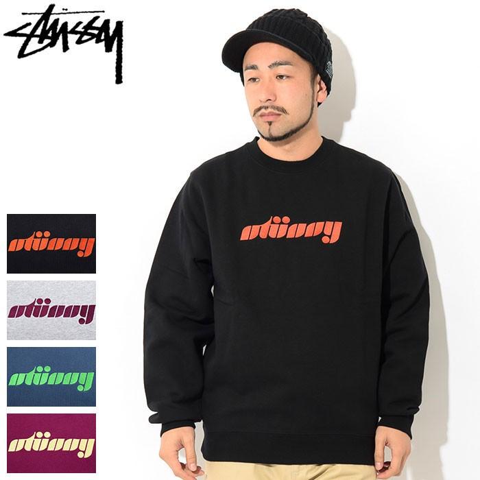 ステューシー トレーナー STUSSY メンズ Pretty Stussy Applique ( stussy crew sweat スウェット トップス 男性用 118337 USAモデル 正規 )｜icefield