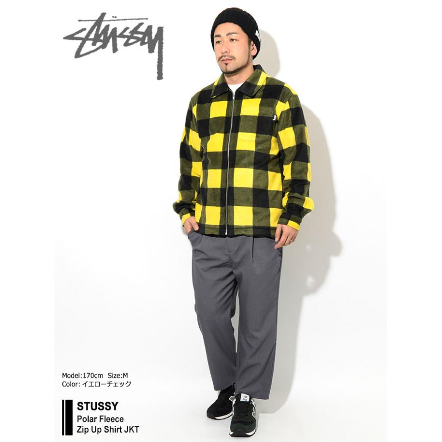 ステューシー ジャケット STUSSY メンズ Polar Fleece Zip Up Shirt