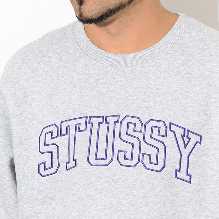 ステューシー トレーナー STUSSY メンズ Stussy Outline Applique ( stussy crew sweat スウェット トップス 男性用 118353 USAモデル 正規 )｜icefield｜05