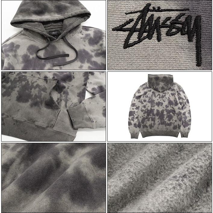STUSSY（ステューシー） プルオーバー パーカー メンズ Crystal Wash