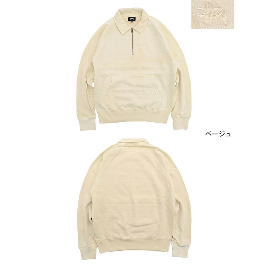 STUSSY（ステューシー） トレーナー メンズ Polo Zip Fleece ( stussy