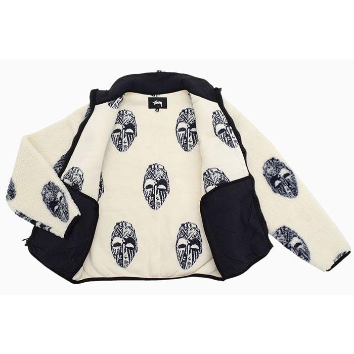 STUSSY ステューシー ジャケット メンズ Mask Jacquard Sherpa STUSSY ステューシー ジャケット メンズ Mask Jacquard Sherpa
