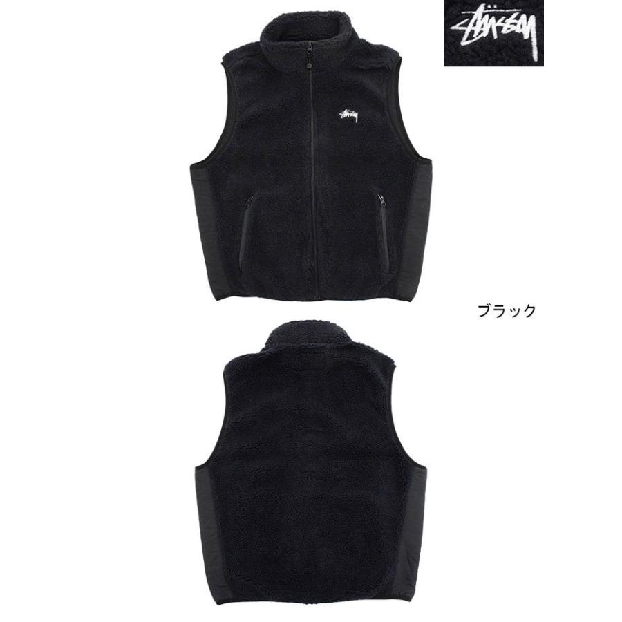 ステューシー ジャケット STUSSY メンズ Block Sherpa ( stussy Vest ベスト シェルパ フリース FLEECE  アウター 118390 USAモデル 正規 )