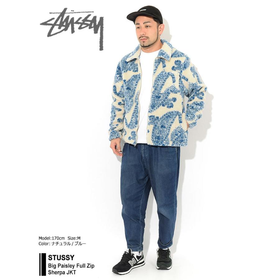 STUSSY ステューシー ジャケット メンズ Big Paisley Full Zip STUSSY ステューシー ジャケット メンズ Big Paisley Full Zip